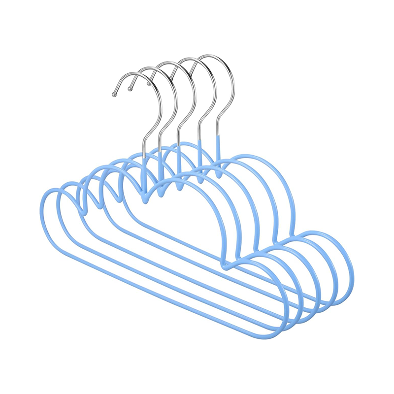 Cloud Metal Hangers for Kids Clothes Non- Slip Pvc Hanger Clothing Pant Coat Sweater Hangers Closet Hangers